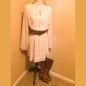 Boho pale pink dress